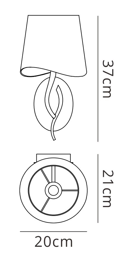 Ninette Polished Chrome-Ivory White Wall Lights Mantra Armed Wall Lights